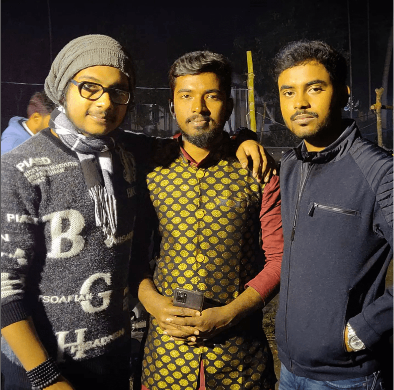 Pritam Roy and his friends