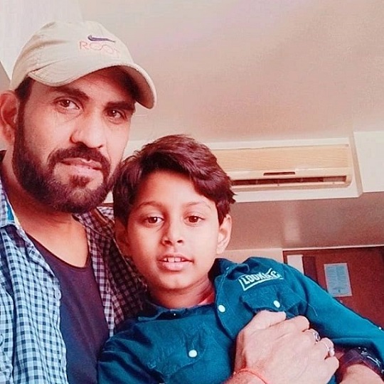 Harsh Sikandar with chacha