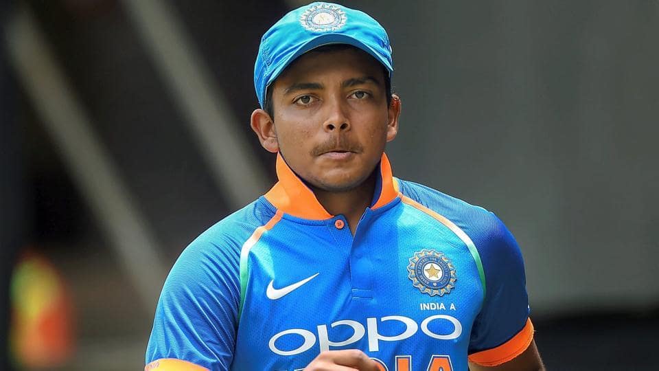 prithvi shaw biography