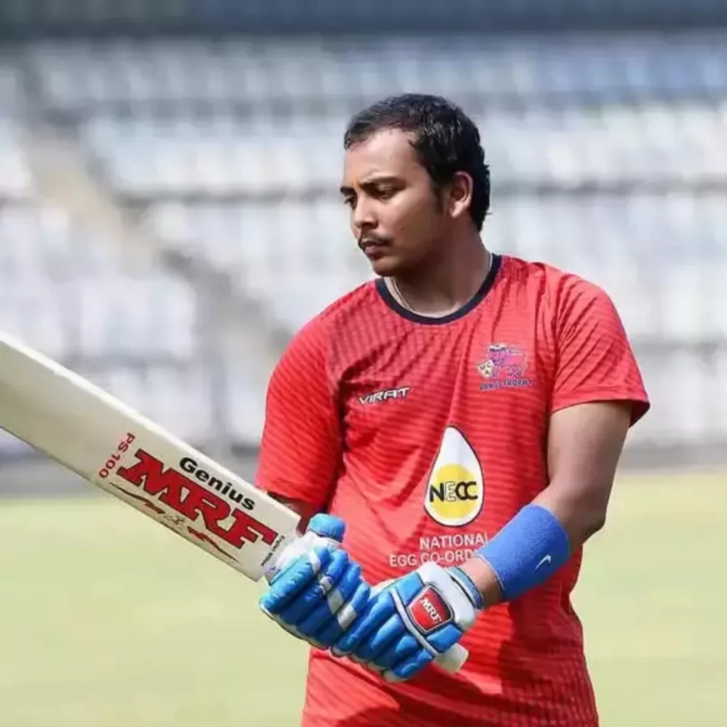 prithvi shaw