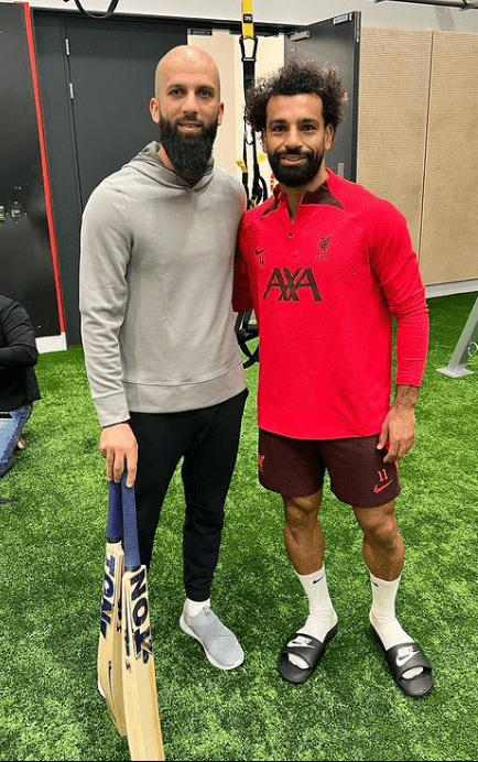 Moeen Ali with friend